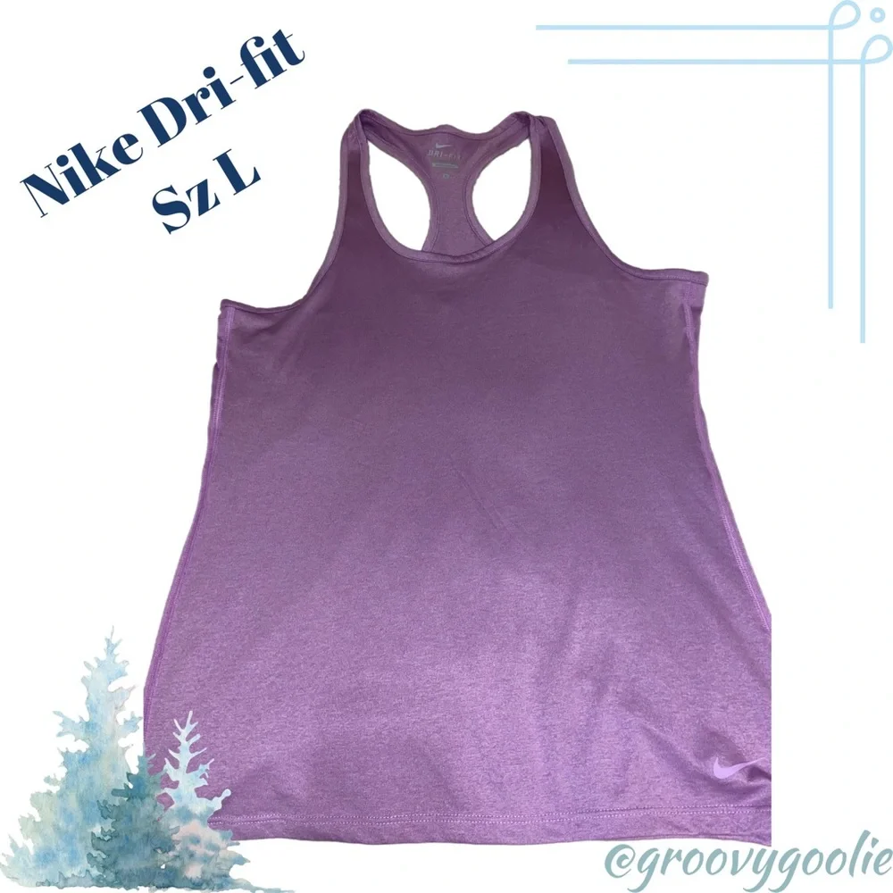 Nike Dri-fit Racerback Tank sz L EUC